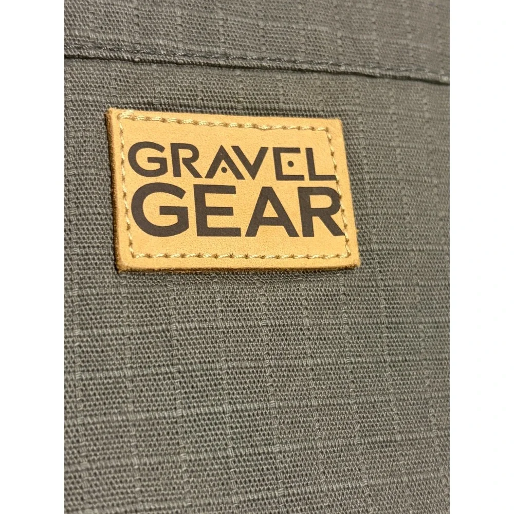 Gravel Gear Ripstop Carpenter Pants Mens 36x30 Olive Relaxed Fit Straight Leg